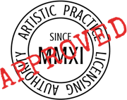 Seal of the Artistic Practice Licensing Authority.